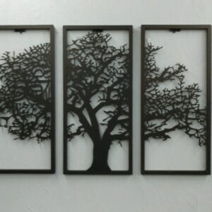 3 Panel Tree Wall Art
